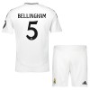 Conjunto (Camiseta+Pantalón Corto) Real Madrid Bellingham 5 Primera Equipación 2024-25 - Niño